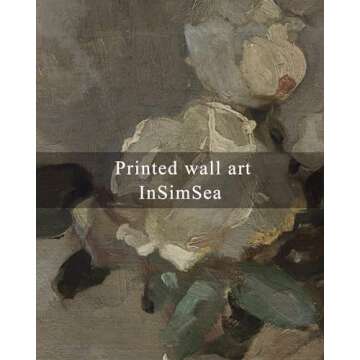 InSimSea Vintage Floral Canvas Wall Art 24x36