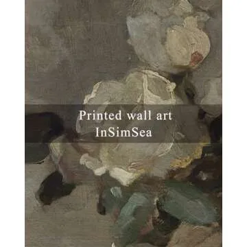 InSimSea Vintage Floral Canvas Wall Art 24x36