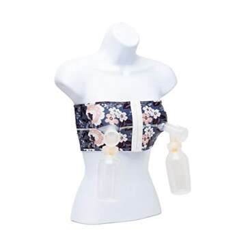 Sarah Wells PumpEase Hands Free Pumping Bra (Le Floral, Medium)