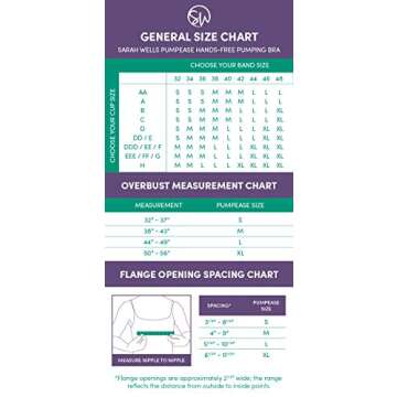 Sarah Wells PumpEase Hands Free Pumping Bra (Le Floral, Medium)