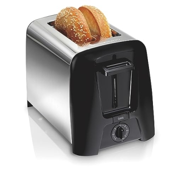 Hamilton Beach 2 Slice Toaster - Extra Wide Slots, Shade Settings, Auto Shut-off, and Toast Boost fo...