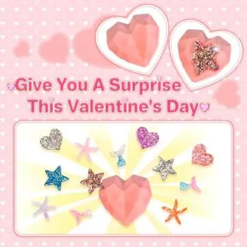 Valentine's Day Cards for Kids Classroom, 24 Packs Valentines Cards with Heart-Shaped Plaster Dig Kits, Valentines Exchange Cards Gifts for Boys Girls School Classroom Prizes, Valentine Party Favor