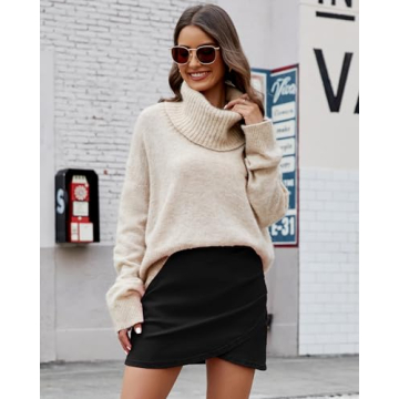 Vetinee Women's Tulip Hem Shirred Jean Skirt Perfect Fit