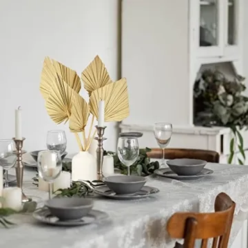 Coume 16 Pcs Boho Dried Palm Leaves for Decor