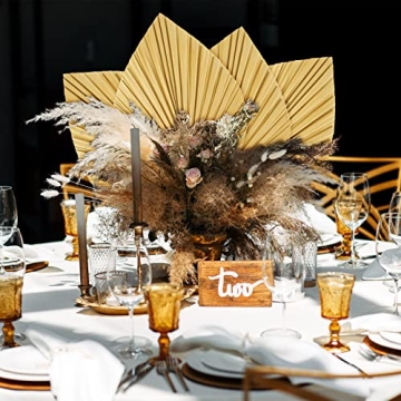 Coume 16 Pcs Boho Dried Palm Leaves for Decor