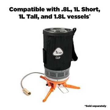 Jetboil Luna Satellite Side Burner for Jetboil JetLink Camping and Backpacking Stoves