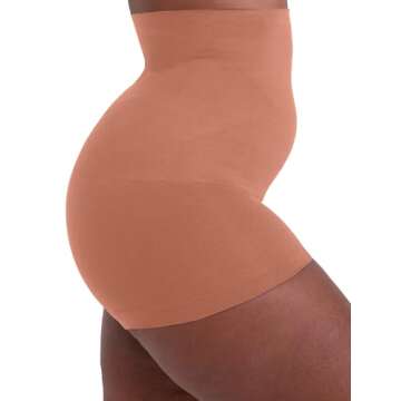 SHAPERMINT High-Waisted Shaper Boyshort - Shaping Underwear for Women - High Compression Tummy Contr...