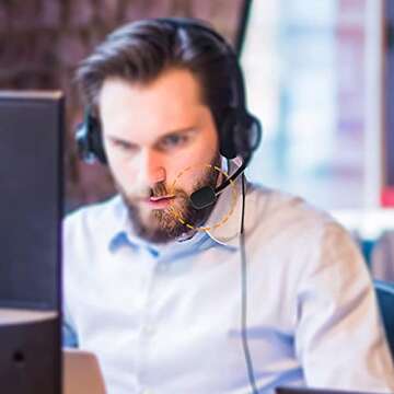 IoYoI Headset Black Mini Mic Cover Foam Lapel Microphone Windscreen Lavalier Pop Filters Gamming Stu...