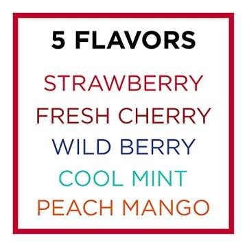 Carmex Daily Care Minis: 5 Flavored Moisturizing Lip Balms with SPF 15