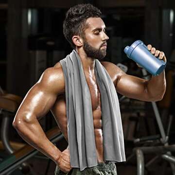 Relefree Microfiber Travel Towel, 2 Sizes Sports, Travel, Camping Towel, XL(60x30’’) & XS(24X15’’), Quick Dry, Ultra Absorbent, Suitable for Fitness, Camping, Swimming, Backpacking