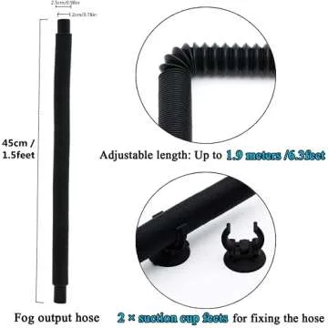 Coospider Top Fill Reptile Fogger Terrariums Humidifier Fog Machine 4.2L Large Size Perfect for Various Reptiles/Amphibians/Herps/Paludarium/Vivarium