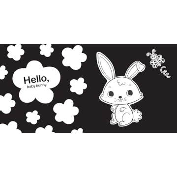 Hello, Baby Animals: High-Contrast Board Book for Infants