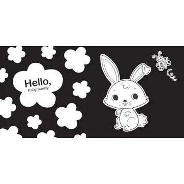 Hello, Baby Animals: High-Contrast Board Book for Infants