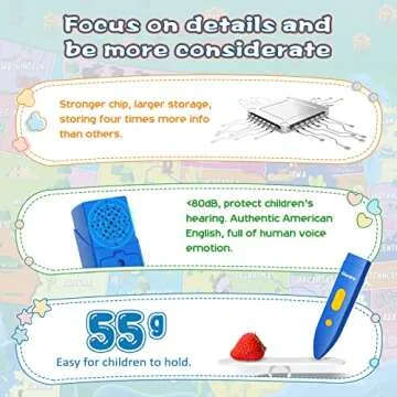 Qiaojoy V2 Interactive Kids Bilingual Map for Learning