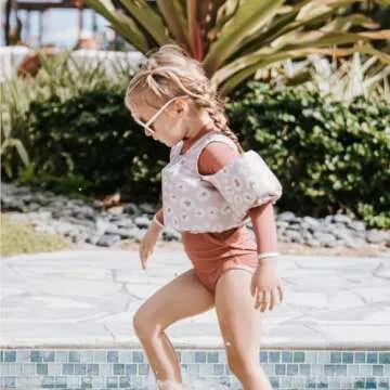 ava + oliver Toddler Swim Vest, Kids Water Wings, Floatie Jacket for Boys and Girls (Blue)