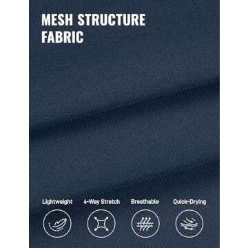 CRZ YOGA Athletic Joggers for Men - 29" Lightweight Running Training Pants with Zip Pockets and Ankle Zippers Electric Blue Medium