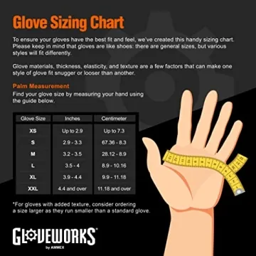 GLOVEWORKS HD Orange Nitrile Gloves - 100 Count