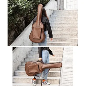 Vaguelly 40/41 Inch Guitar Case with Water Resistant Design