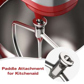 Stainless Steel Flat Beater for KitchenAid Mixers