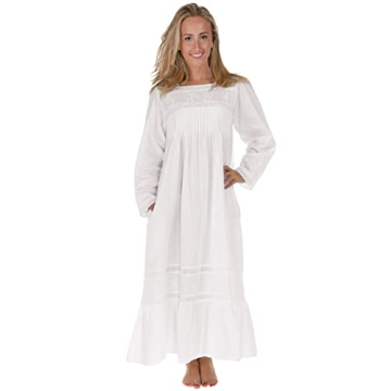 The 1 for U Victorian Nightgown - Elegant Cotton Sleepwear for Women
