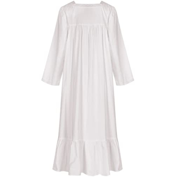 Victorian Nightgown - Elegant Cotton Sleepwear for Women
