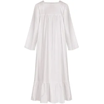 Victorian Nightgown - Elegant Cotton Sleepwear for Women