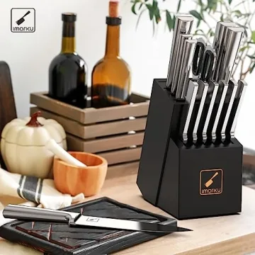 imarku 15PCS Knife Set - Japanese Steel Kitchen Knives