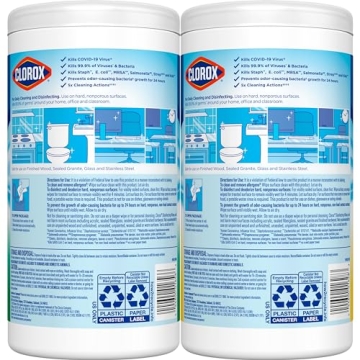 Clorox Disinfecting Wipes Value Pack, 75 Count, 2 Pack