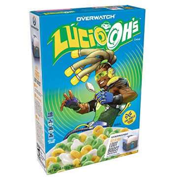 Kellogg's Overwatch Lucio-Oh's Sonic Vanilla Cereal