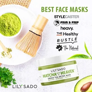 LILY SADO Green Tea Matcha & Avocado Face Mask