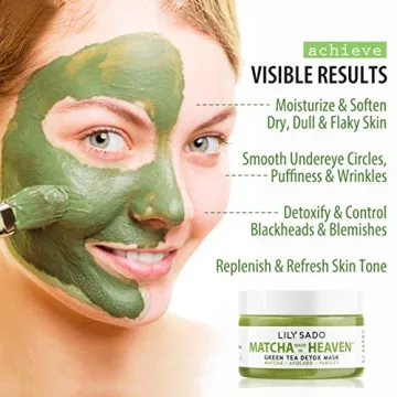 LILY SADO Green Tea Matcha & Avocado Face Mask