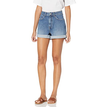 The Drop Women's Dev Clean Denim Short - Medium Indigo, Comfort & Style
