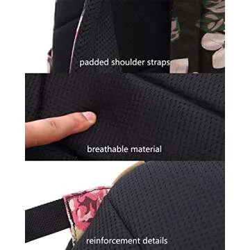 Lmeison Floral Backpack for Girls - Ideal School Bag
