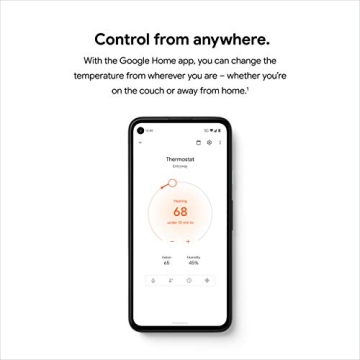 Google Nest Smart Programmable Wifi Thermostat with Trim Kit