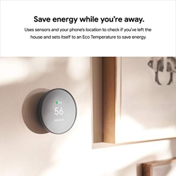Google Nest Smart Programmable Wifi Thermostat with Trim Kit