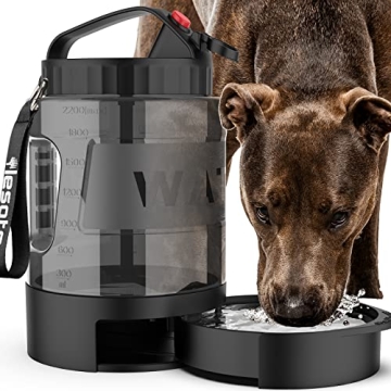 Portable Dog Water Bowl Dispenser for Travel & Outdoor Adventures