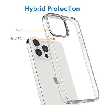 JETech Case for iPhone 13 Pro - Slim & Shockproof Design
