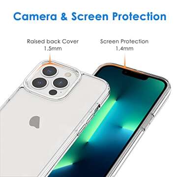 JETech Case for iPhone 13 Pro - Slim & Shockproof Design