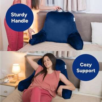 ComfortSpa Reading Pillow: Ultimate Relaxation for Bed
