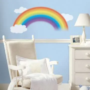 RoomMates Over The Rainbow Wall Decal - Easy Peel & Stick