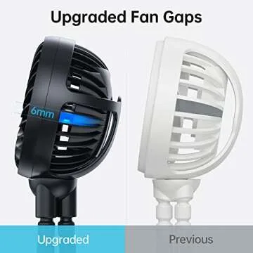 GUSGU Stroller Fan for Baby - Safe & Portable Cooling