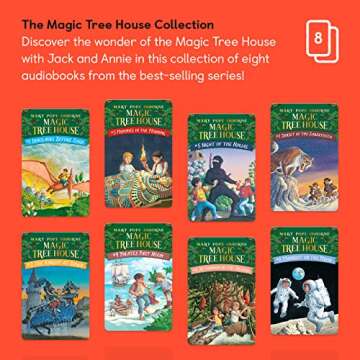 Yoto The Magic Treehouse Collection by Mary Pope Osborne – 8 Kids Audio Cards for Use with Player ...