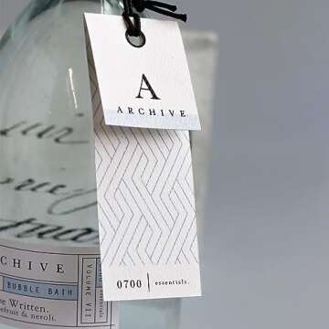 Archive Journey Within Bubble Bath for Adults, 33.8 fl. oz. – Grapefruit & Neroli Fragrance – Blend of Natural Oils, Refine Bath Bubbles for Women or Men, Adult Bubble Bath