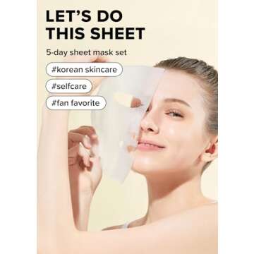 I DEW CARE Sheet Mask Pack - Let's Do This Sheet + Face Wash Headband - Brown Bear, 1 Count Bundle