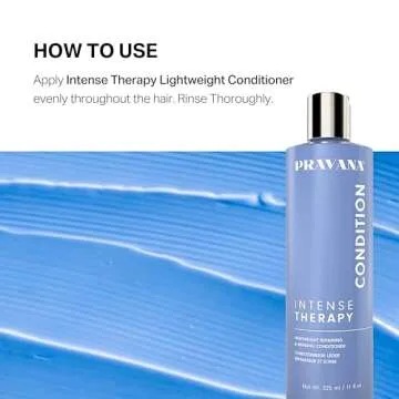 PRAVANA Intense Therapy Conditioner | Lightweight Repairing & Mending | Restores & Nourishes Damaged Hair | Proven to Reduce Breakage | Strengthens, Hydrates, Softens | 33.8 Fl Oz