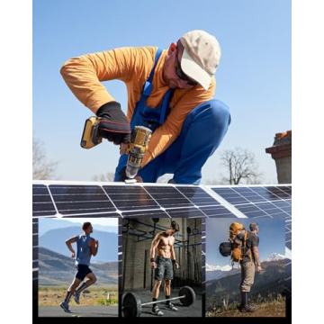 Niorasen Men's Cotton Crew Work Socks, 5 Pairs Cushioned Boot Socks, Moisture Wicking Athletic Socks for Hiking Sports Running 10-13 (Multicolor)