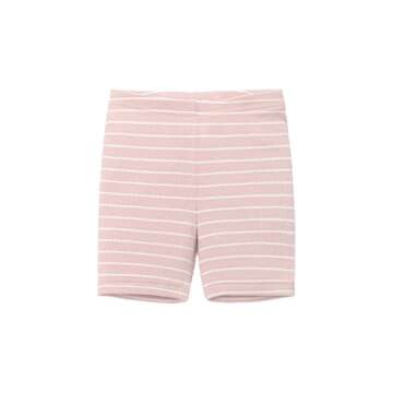 AVAUMA Stripe Pattern Newborn Baby Little Boys Girls Snug-Fit Pajamas Summer Short Sets Pjs Kids Clothes (L/Light Pink)