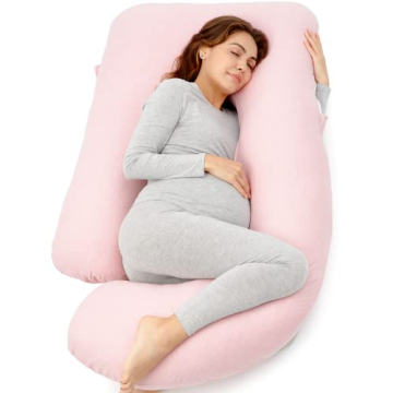 Momcozy Pregnancy Pillows for Sleeping - U Shaped 57" Support