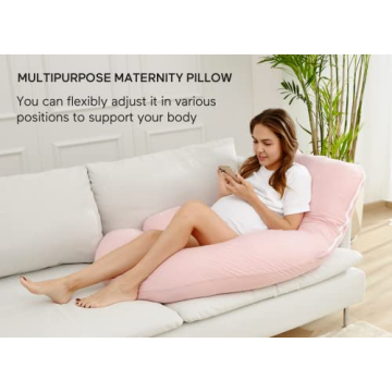 Momcozy U Shaped Body Pillow for Ultimate Sleep Comfort