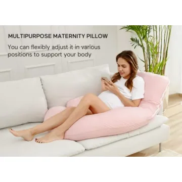 Momcozy U Shaped Body Pillow for Ultimate Sleep Comfort